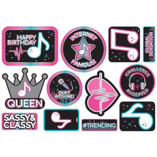 TikTok Cut Out Decorations